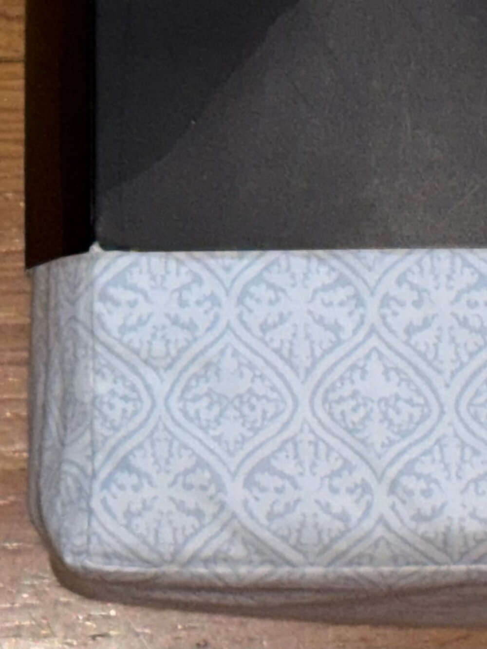 NEW Ralph Lauren Soft Gray/Blue Geometric Medallions Queen Size Cotton Sheet Set